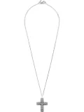 Emanuele Bicocchi cutout cross long necklace - Metallic