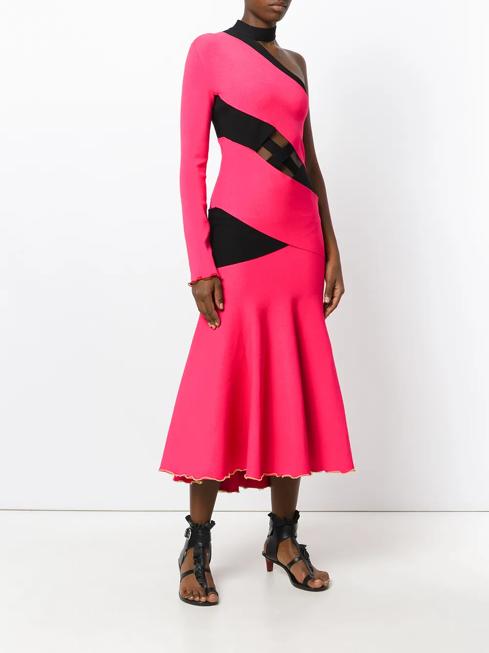 Proenza Schouler One-size bandage gebreide jurk Roze
