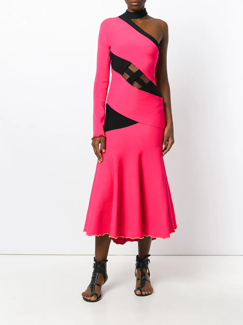 Proenza Schouler One-size bandage gebreide jurk Roze