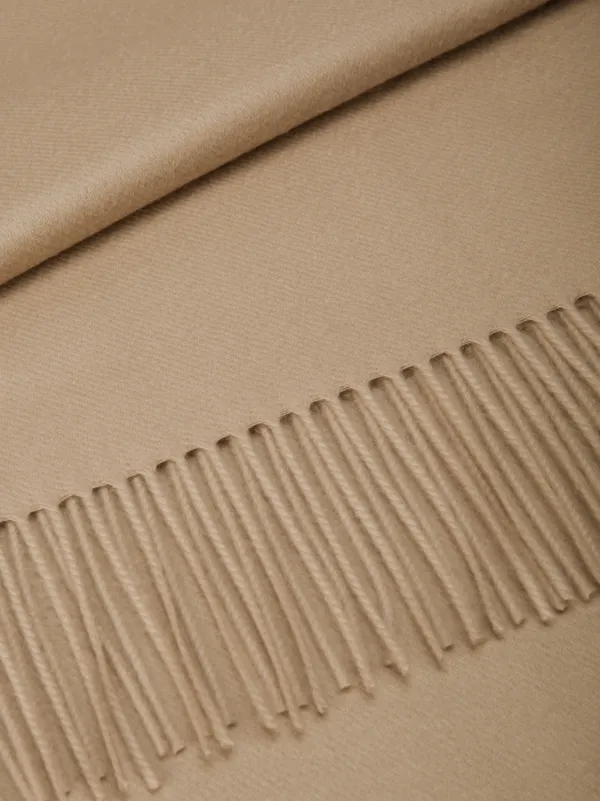 Beige Cashmere Scarf
