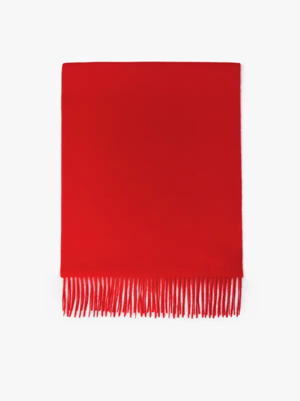Red Cashmere Scarf