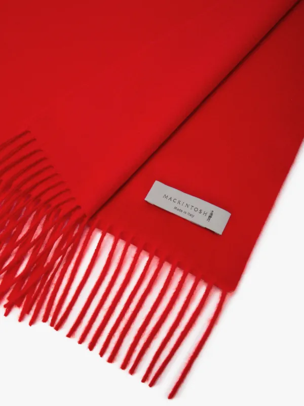 Red Cashmere Scarf