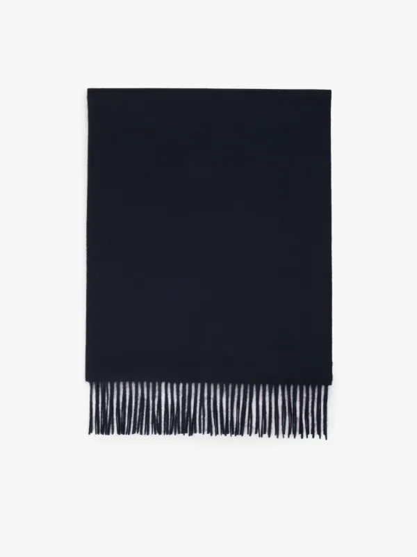Navy Cashmere Scarf