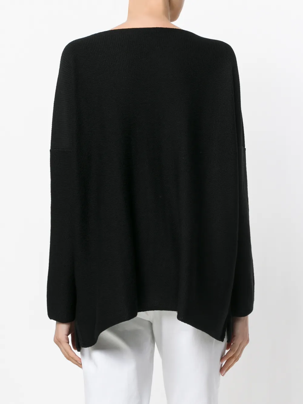 Daniela Gregis boat neck jumper Zwart