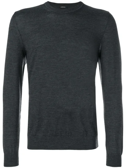 Zegna pull à manches longues