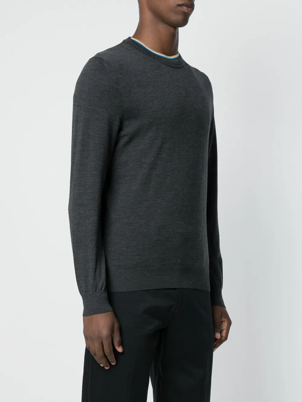 Zegna T-shirt met lange mouwen Grijs