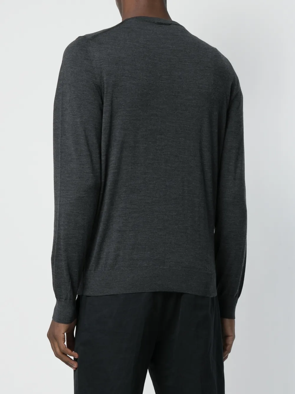 Zegna T-shirt met lange mouwen Grijs