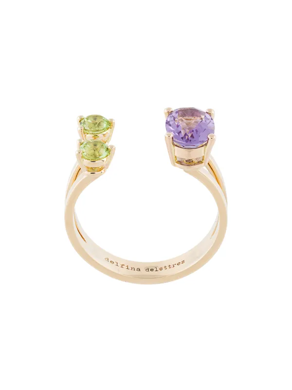 Delfina Delettrez 3 Dots Ring | Metallic | FARFETCH