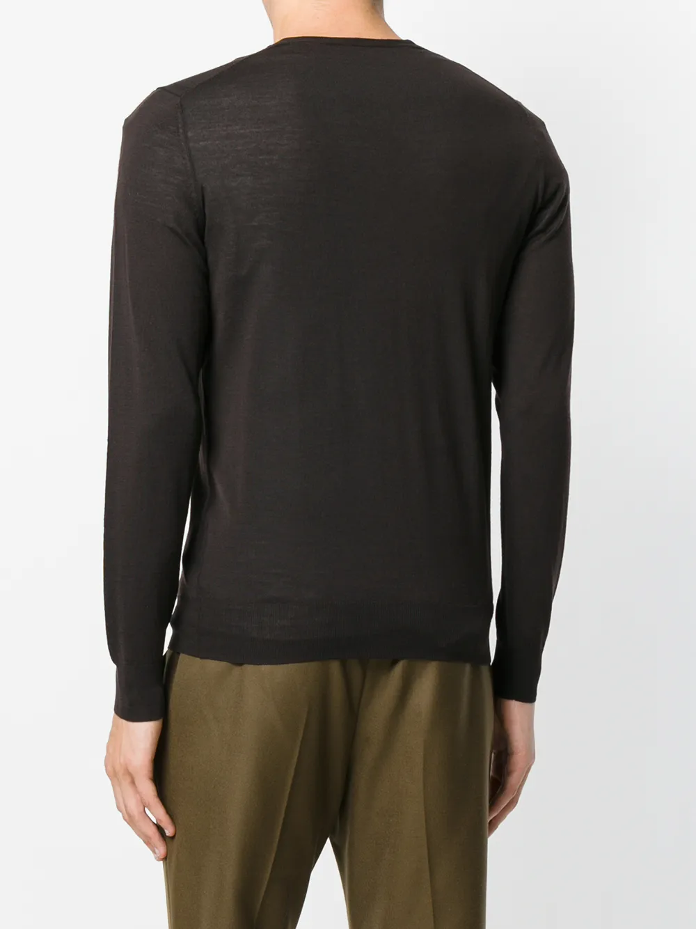 Paolo Pecora v-neck jumper Bruin