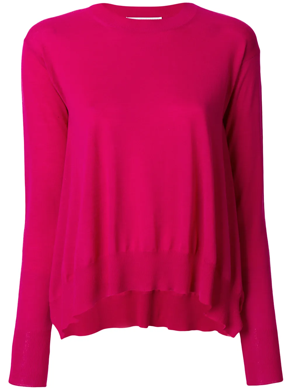 Stella McCartney curved hem sweater - Rosa