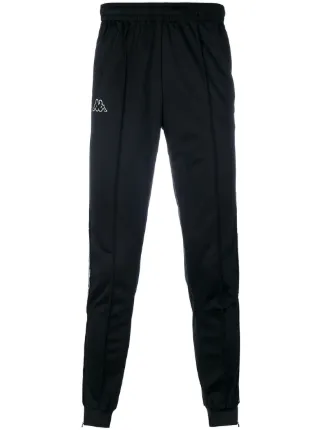 kappa side stripe track pants