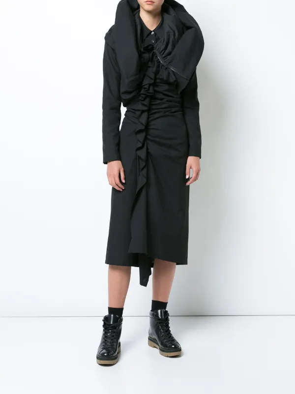 Yohji Yamamoto ギャザーワンピース