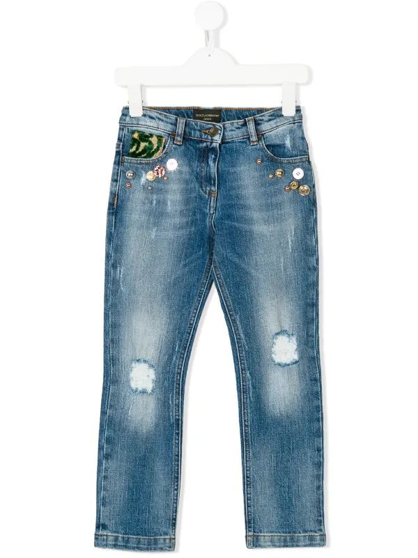 jeans with embellishments