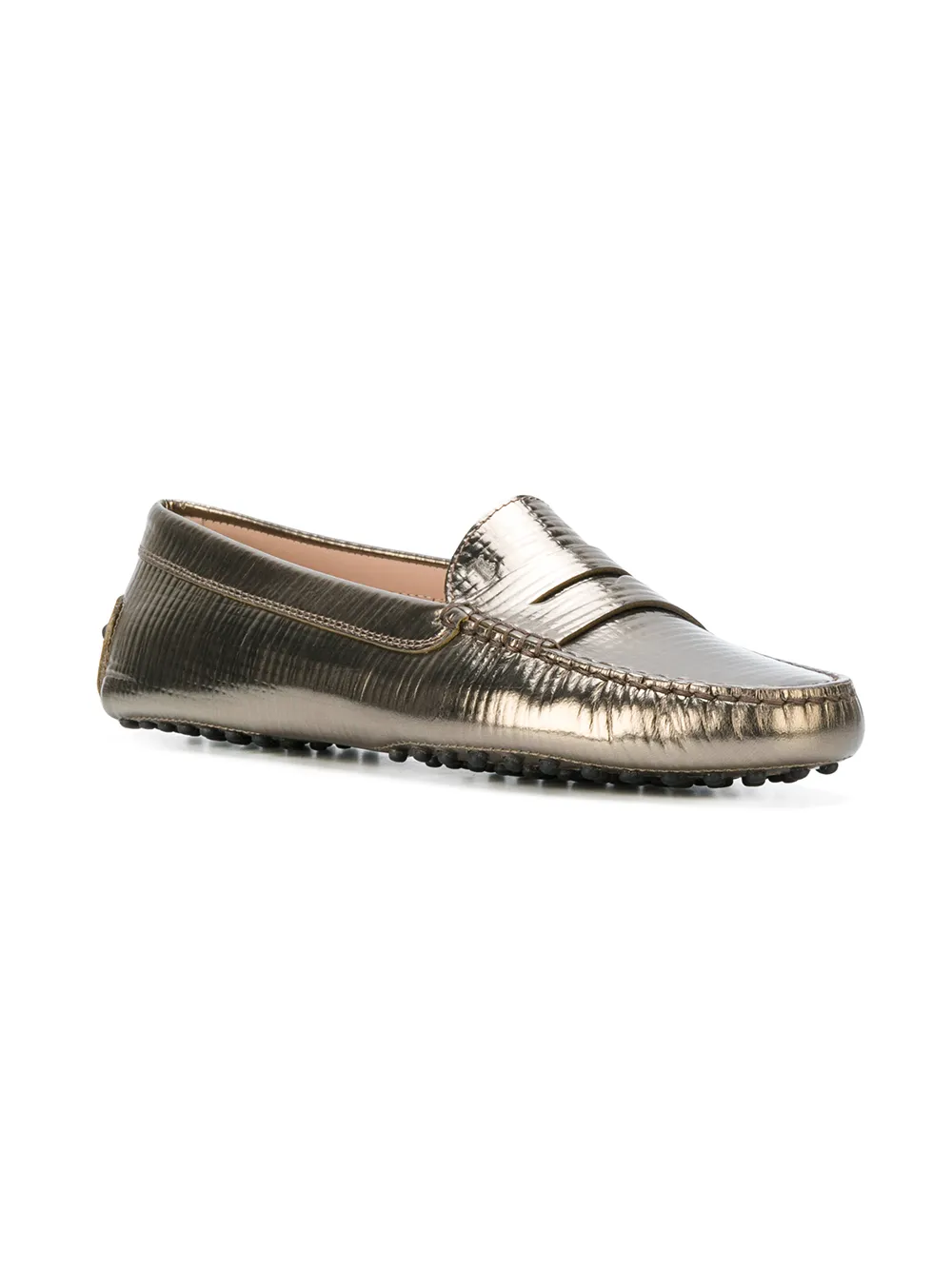Tod's Gommino loafers - Metallic