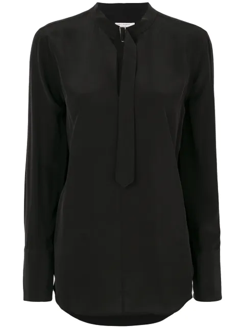 Equipment keyhole blouse
