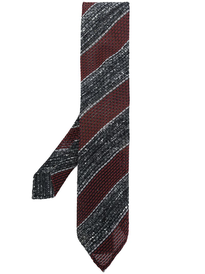 полосатый галстук Lardini
