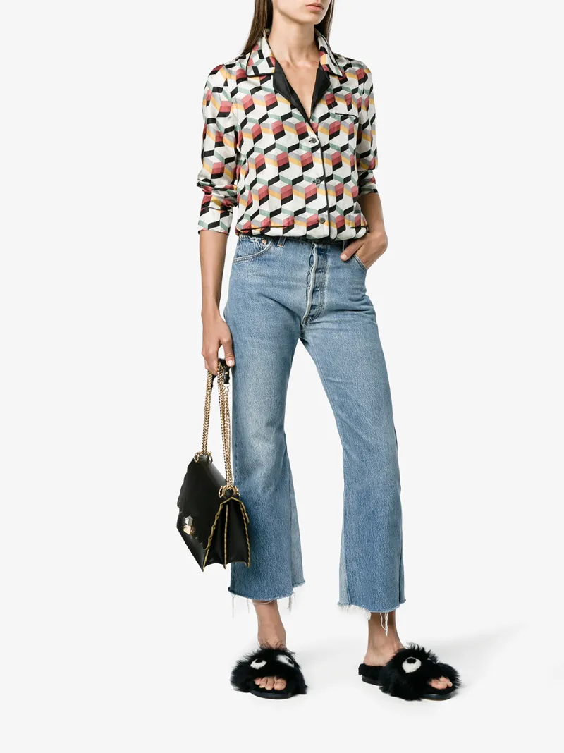 anya hindmarch fur slipper