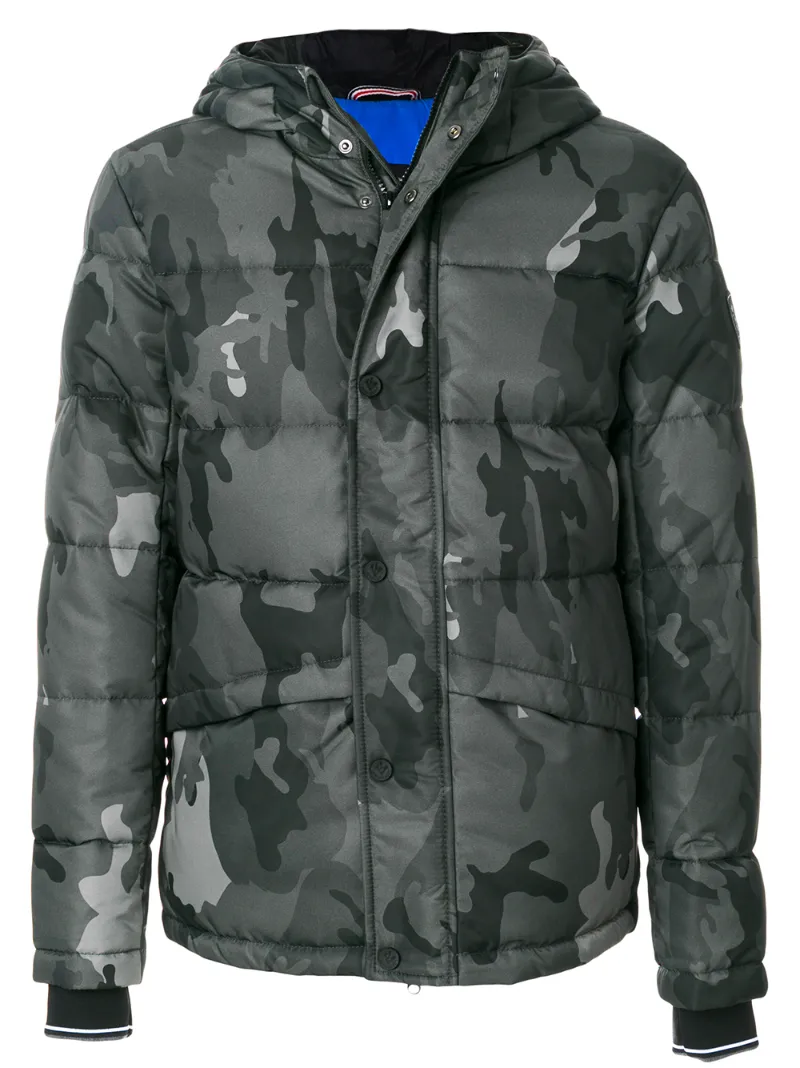 Gravity camouflage jacket - men - Feather Down/Polyamide/Feather - 46, 48, 50, 52, 54 - GREEN