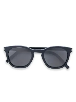 Saint Laurent Eyewear SL436 round-frame Sunglasses | Black  display picture 3