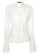 الصورة 1 من Ann Demeulemeester تنورة مطرزة