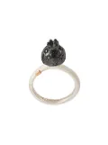 Rosa Maria engraved bud ring - Metallic