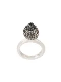 Rosa Maria studded ball ring - Metallic