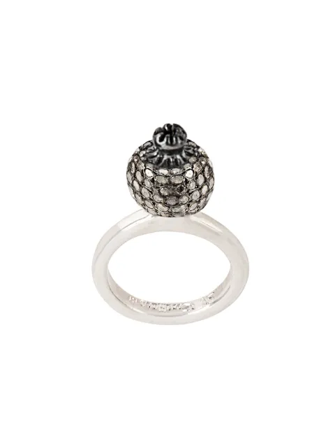 Rosa Maria studded ball ring