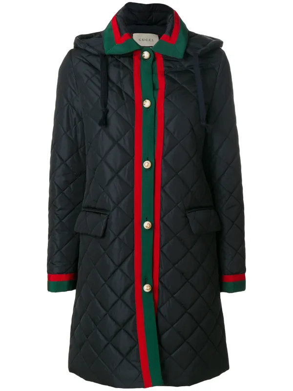gucci quilted coat