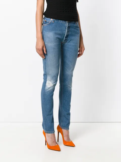 straight leg jeans vs skinny