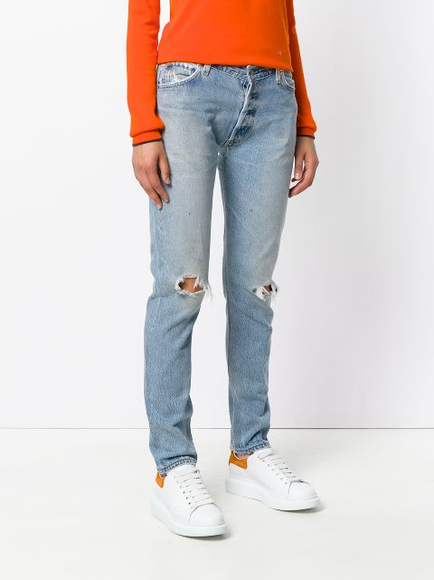 skinny straight leg jeans