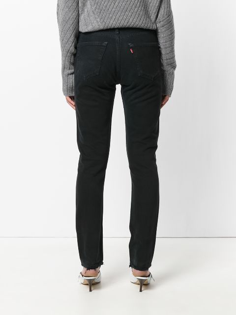 skinny straight leg jeans