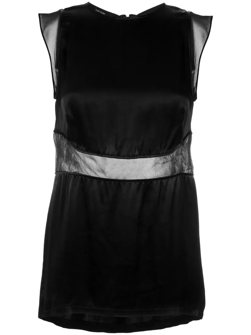 sheer panels blouse Tufi Duek