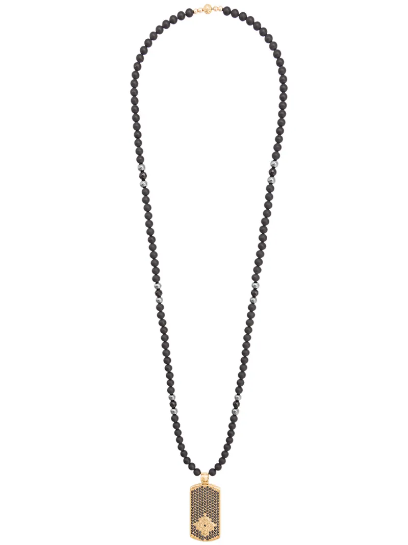 Nialaya Jewelry колье с подвеской Dog Tag