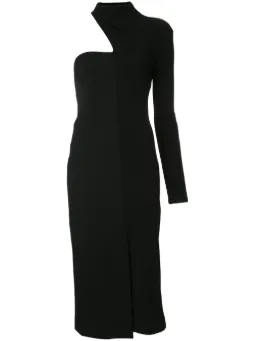 Christopher esber block tee dress white navy Christopher esber block tee dress white navy