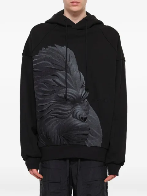 Juun.J x Shkret Maxim gorilla-print hoodie