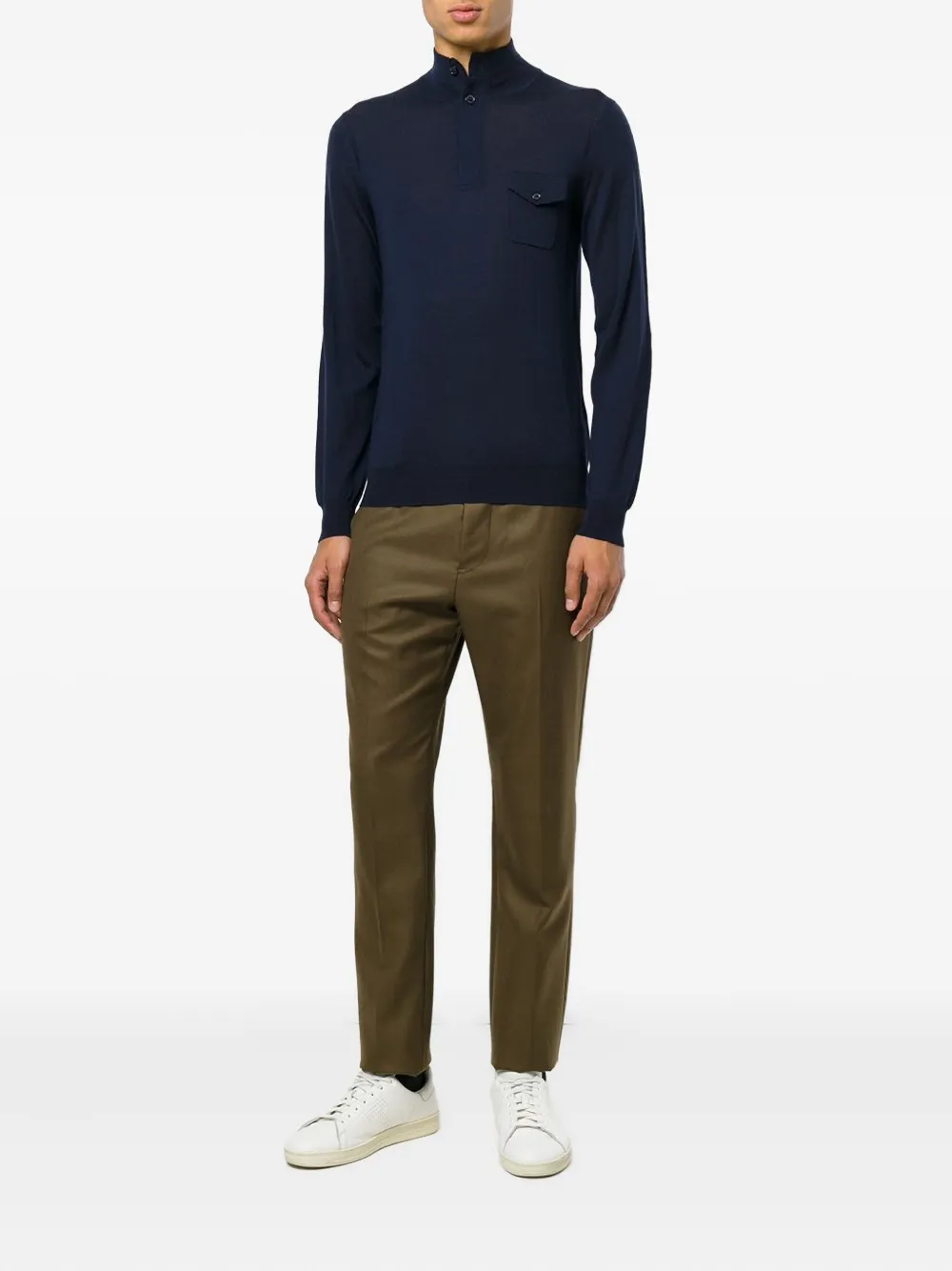 Paolo Pecora buttoned-neck jumper | Knitted Sweaters | Image 2