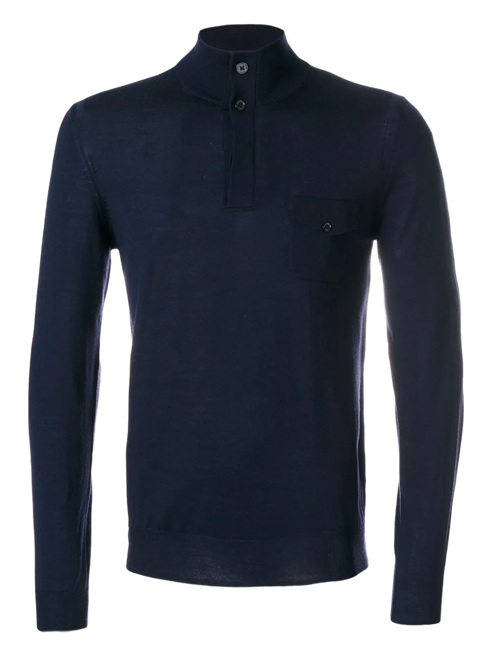Paolo Pecora buttoned-neck jumper | Blue | Image 1