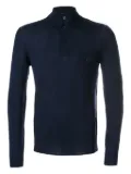 Paolo Pecora buttoned-neck jumper - Blue