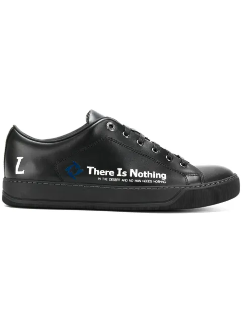 Lanvin tenis bajos con eslogan