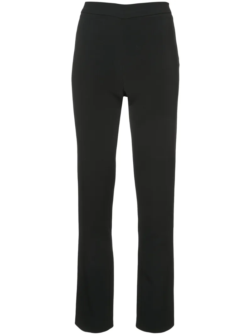 stretch cady size zip cigarette pant Adam Lippes