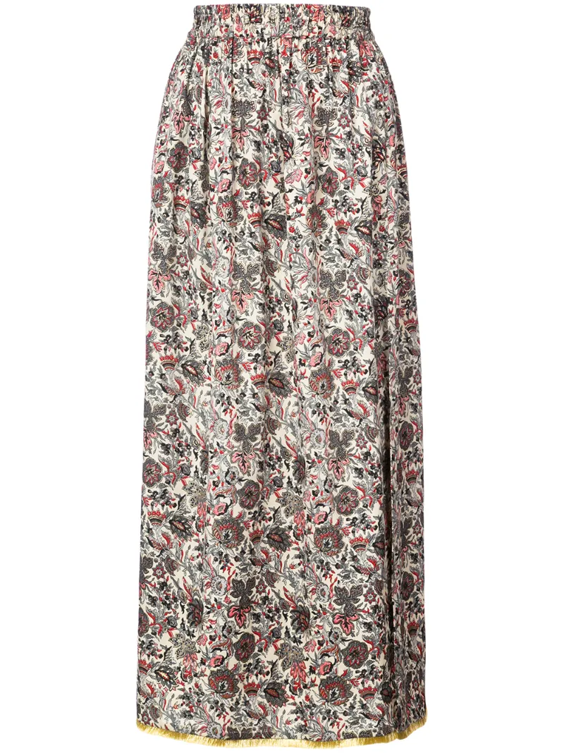 patterned maxi skirt Adam Lippes
