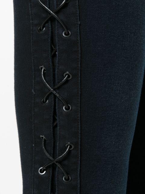 J BRAND Maria Skinny Trousers in Black | ModeSens