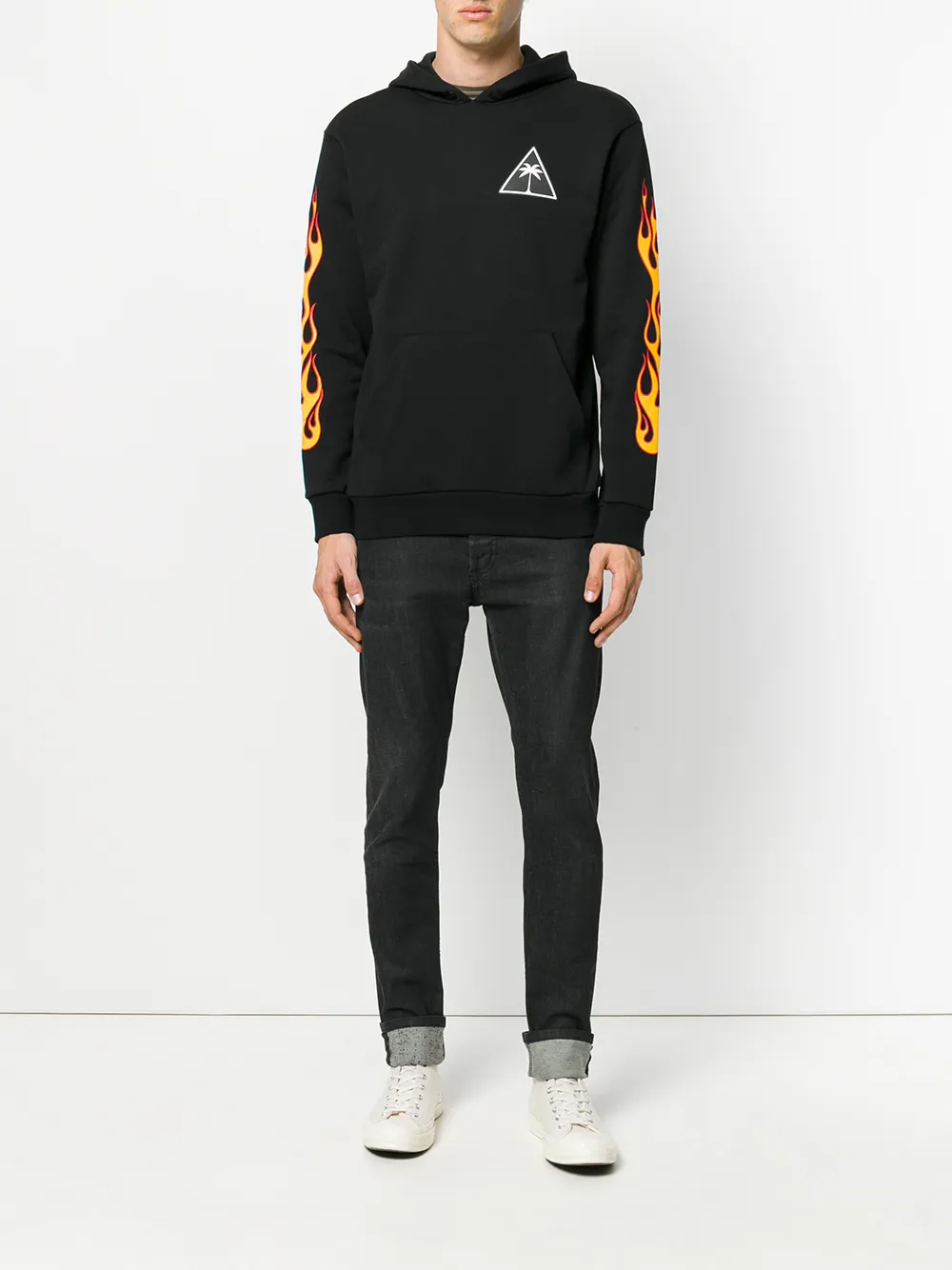 Palm Angels flames print hoodie | Hoodies | Image 2