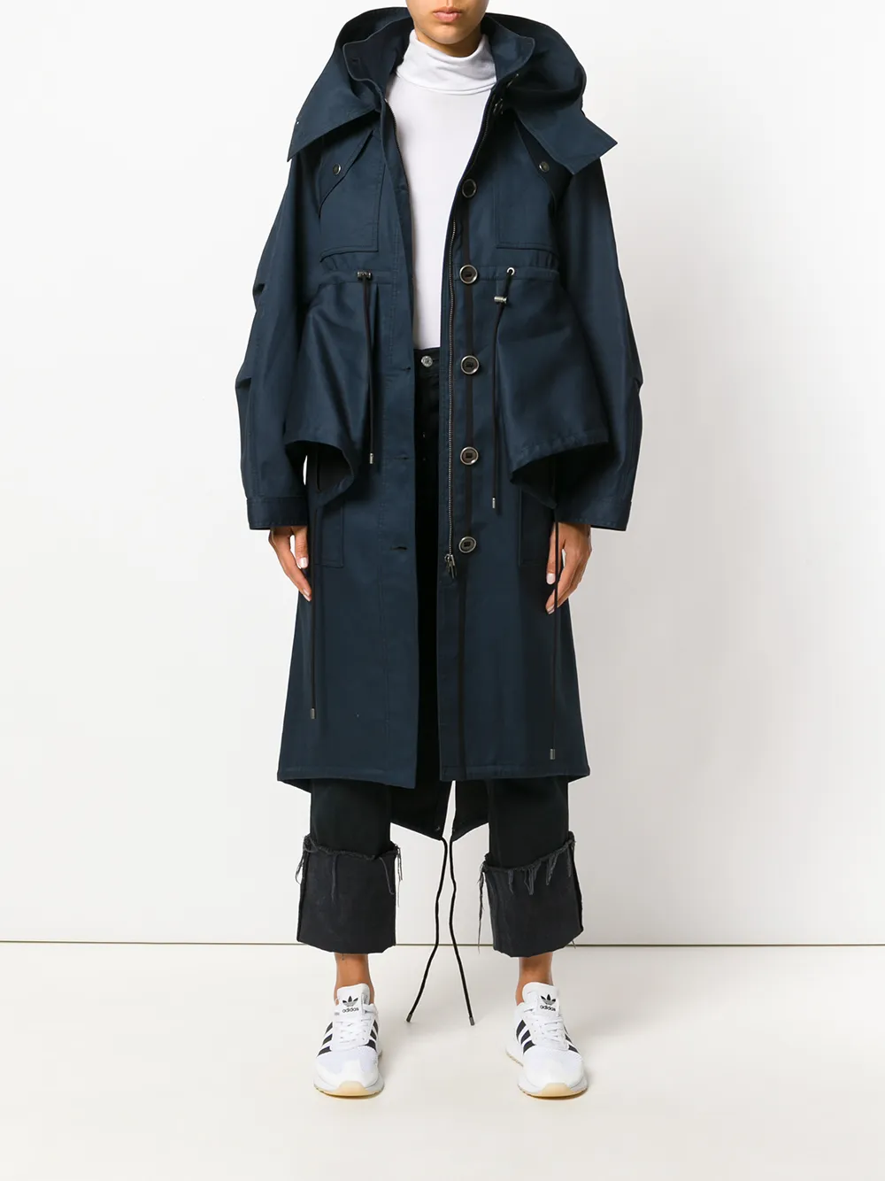  Kenzo Parka In Oversized Passform   Blau 