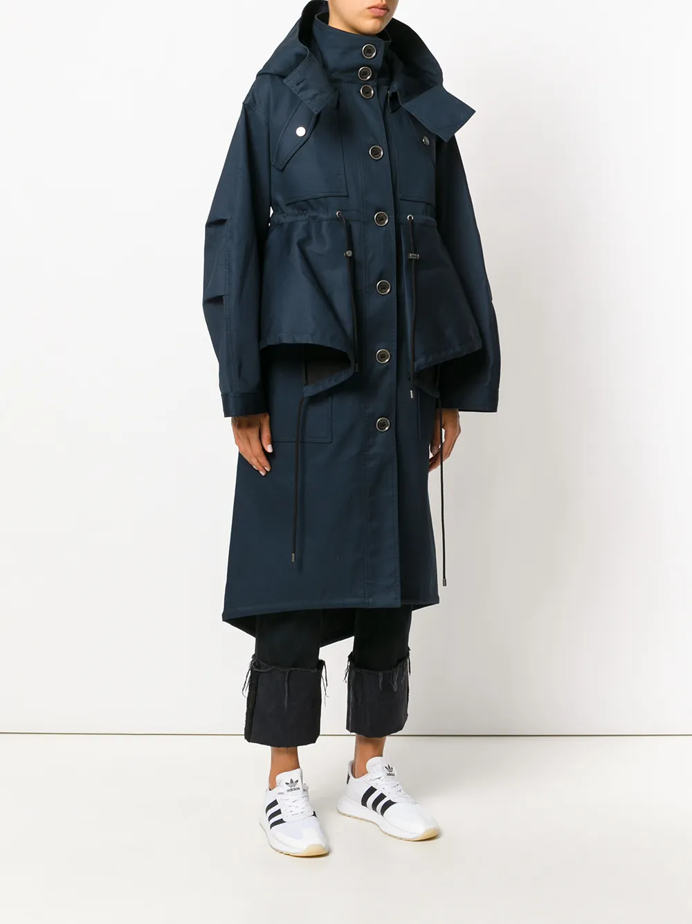  Kenzo Parka In Oversized Passform   Blau 