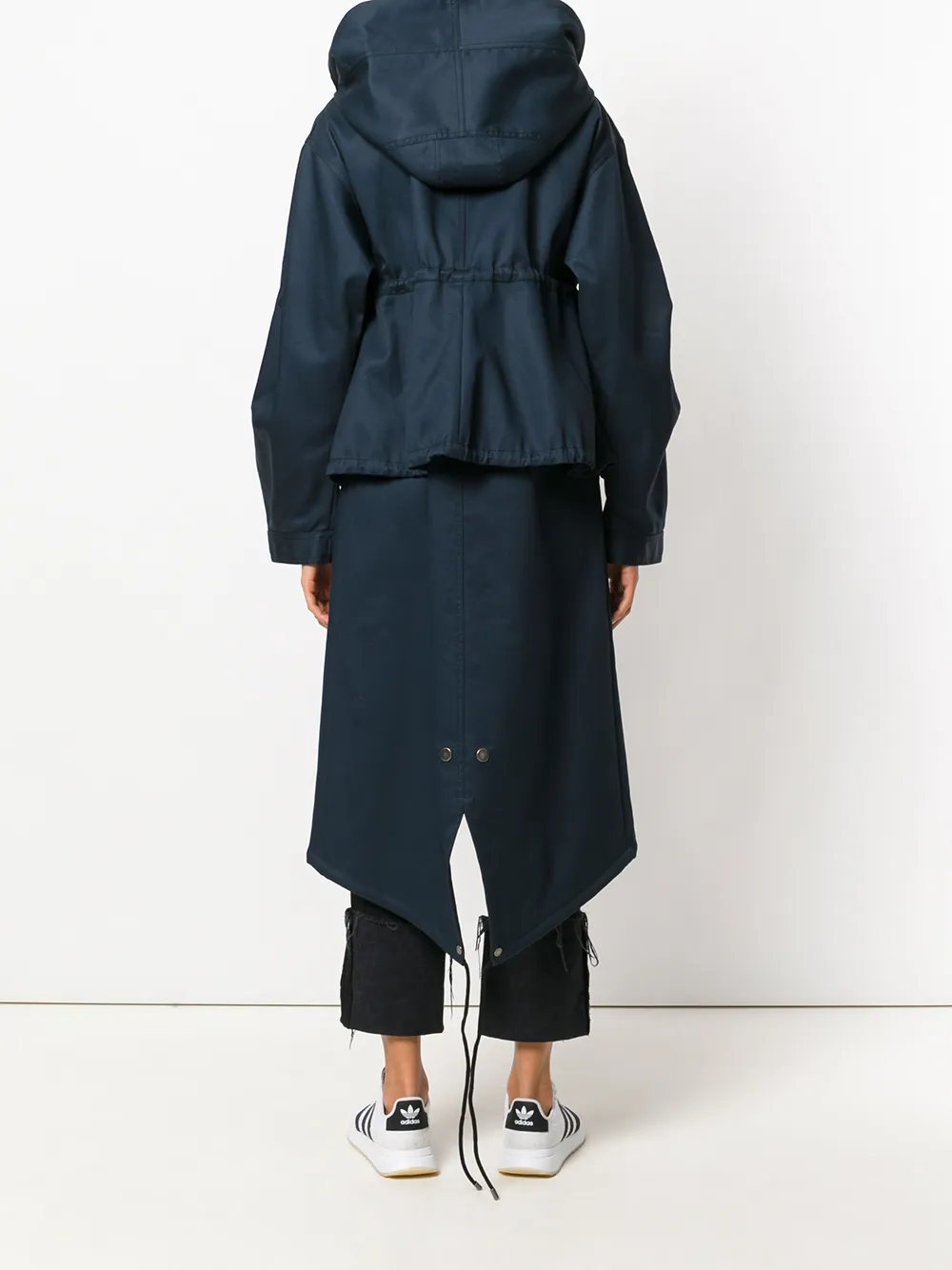 Kenzo oversized parka Blauw
