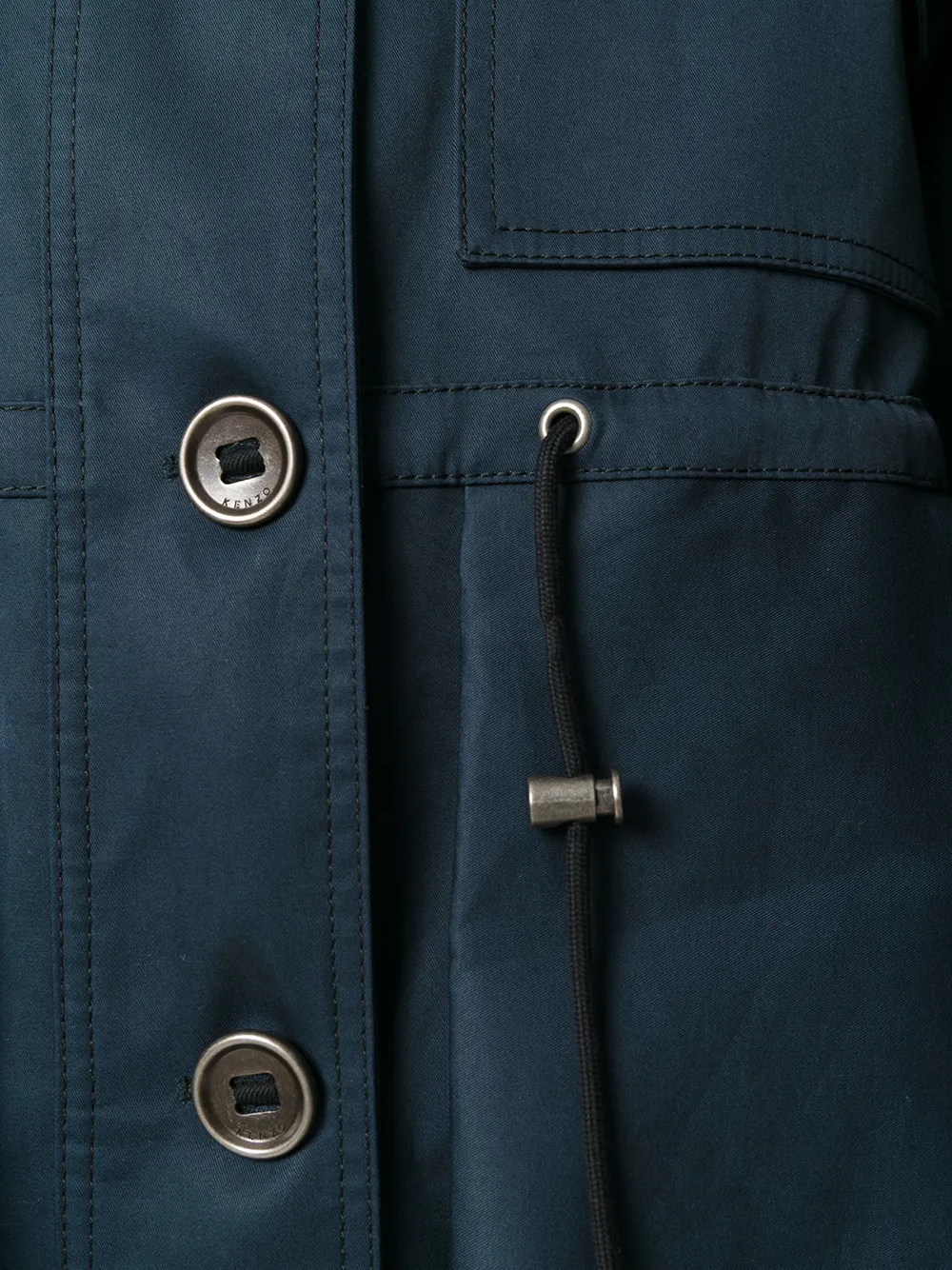 Kenzo oversized parka Blauw
