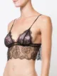 Image 2 of Fleur Du Mal Rose lace cami bralette