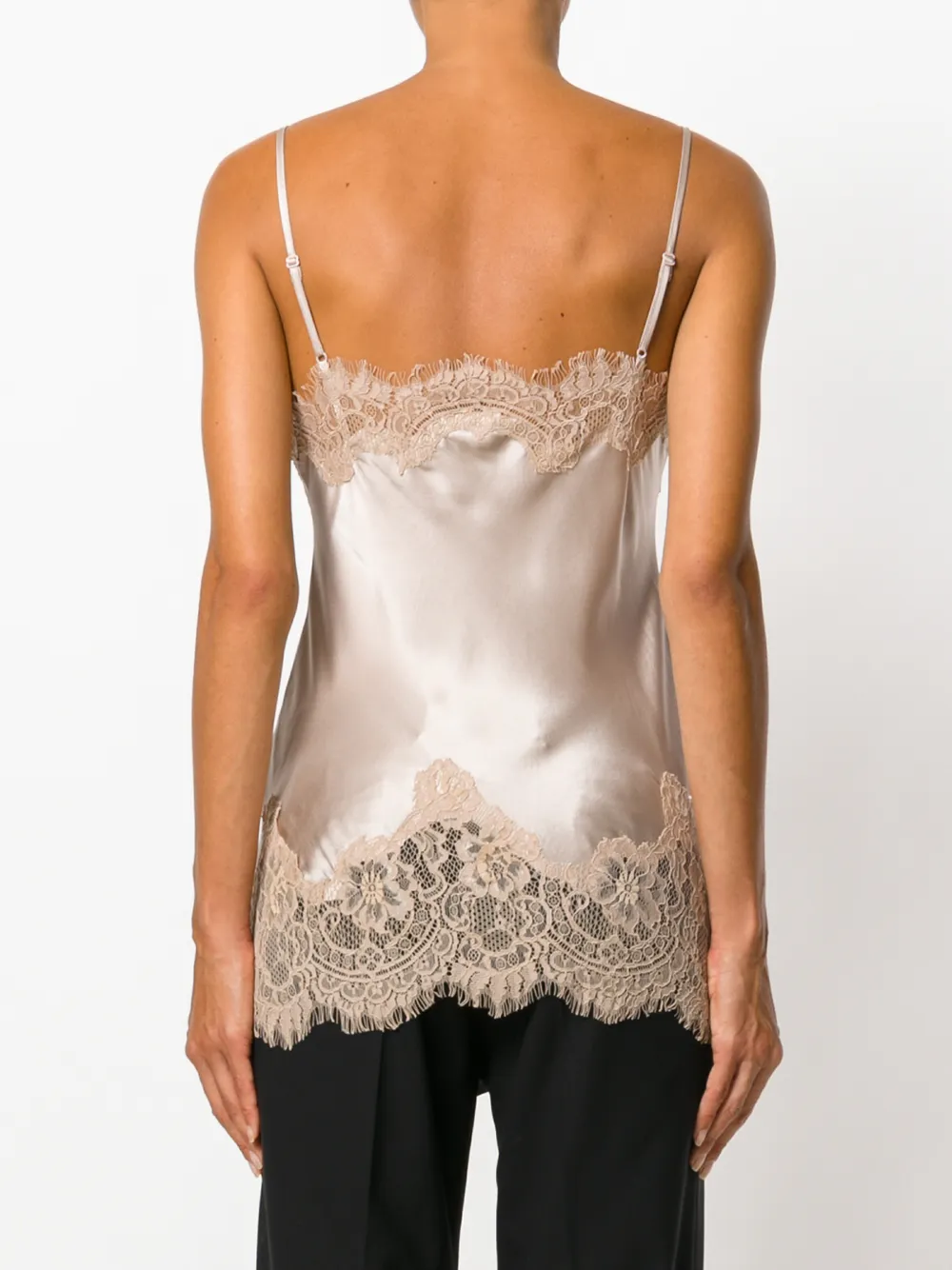 Gold Hawk Lace Top In Pink