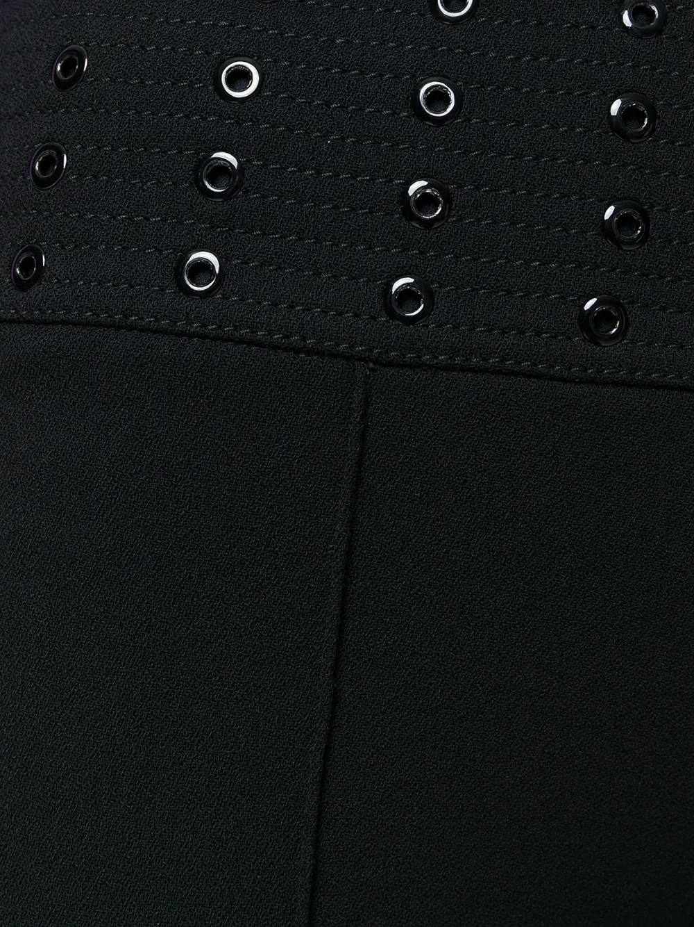 Pucci Embellished Waist Cropped Trousers In Black